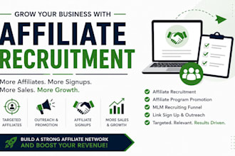 do affiliate recruitment, affiliate program, MLM recruiting funnel, link sign up