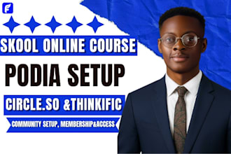 setup skool community, circle so migration, thinkific and podia course creation