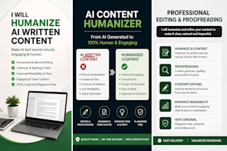 manually edit, rewrite, and humanize ai chatgpt content