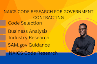 research naics codes for your business for government contracting