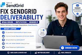 fix sendgrid deliverability sendgrid spam sendgrid reputation sendgrid ip