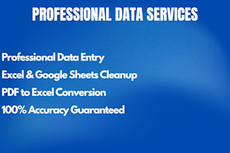 do excel data entry formatting and document cleanup