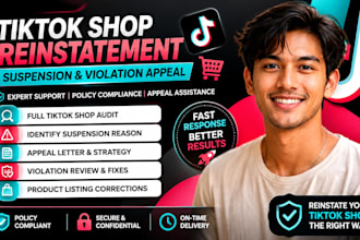 do tiktok shop reinstatement, tiktok shop suspension and appeal tiktok violation