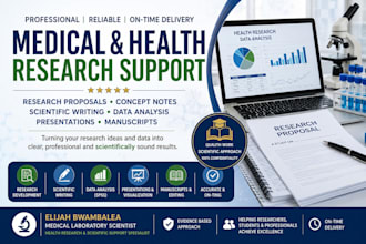 do medical and health research writing