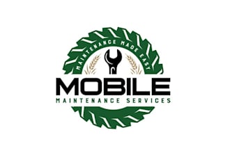 design unique mobile maintenance services logo