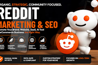 make reddit seo post and comment for saas, ai startups, business brand website