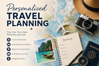 create a personalized travel itinerary for your trip