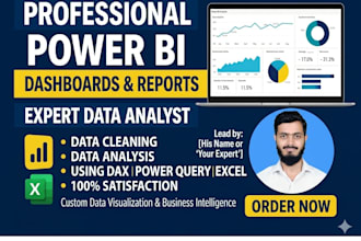 create your power bi report and dashboards