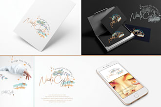 do design fashion lash spa yoga beauty wellness health logo