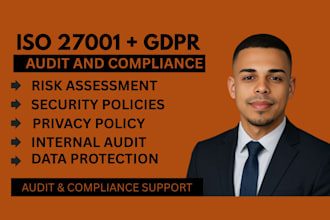 prepare iso 27001 gdpr compliance policies and documentation