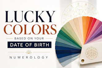 find your lucky colors based on your date of birth using numerology