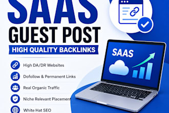 do saas guest post and build niche relevant backlinks