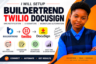 buildertrend twilio docusign sms notification esignature workflow automation