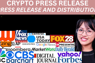 write crypto press release, crypto press release distribution, crypto promotion