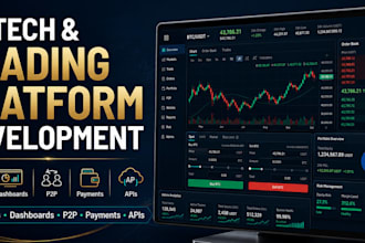 build fintech trading platforms exchanges and dashboards