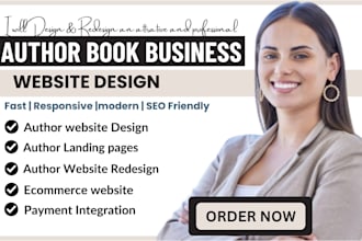 design author website book author website ebook website seo author landing page