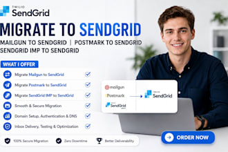 migrate to sendgrid mailgun to sendgrid postmark to sendgrid sendgrid imp
