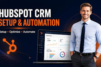 setup hubspot crm, hubspot email design, hubspot automation, hubspot integration