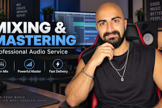 mix and master your hard dance, big room or techno track