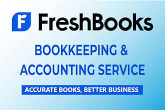 manage freshbooks bookkeeping, reconciliation, cleanup and setup