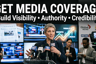 create a media coverage and PR strategy for your brand