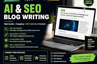 write blog and SEO posts