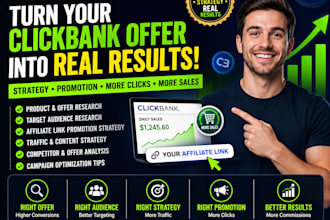 create a clickbank affiliate marketing strategy and promote your affiliate offer