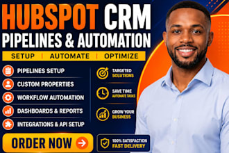hubspot CRM automation workflow setup zapier integration lead management system