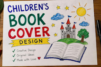 create a unique childrens book cover