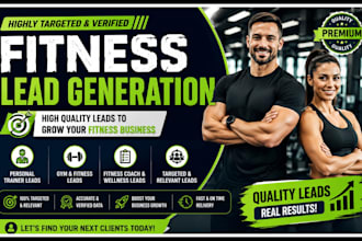 generate high converting fitness leads personal fitness leads gym trainer leads