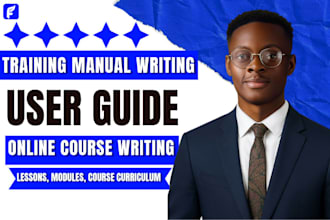 create instruction manual, training course manual, product manual and handbook