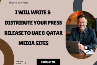 write and distribute your press release to top media sites in uae and qatar