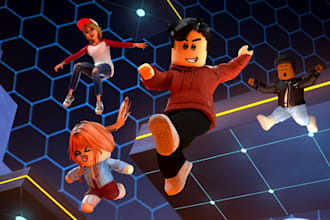 do a roblox game, develop roblox full game, make roblox scripts, roblox game