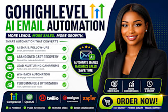 build ai powered gohighlevel email automation and customer follow up campaigns