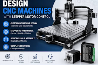 design cnc machines with stepper motor control