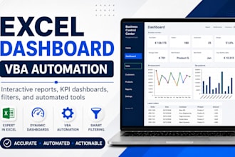 create a professional excel dashboard with vba automation