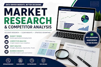 conduct market research and competitor analysis