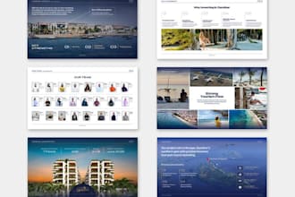 design a luxury real estate listing presentation or pitch deck