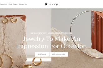 jewelry store shopify store fashion store jewelry website jewelry shopify