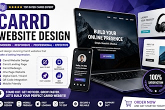 design carrd website, carrd landing page, carrd website design, carrd
