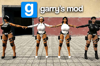 port or convert custom sfm model to gmod aka garyys mod source engine game