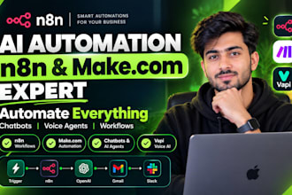 do ai automation using n8n, make com, lindy ai