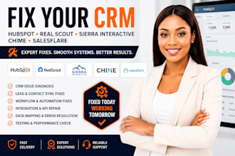 fix hubspot real scout sierra interactive chime and salesflare