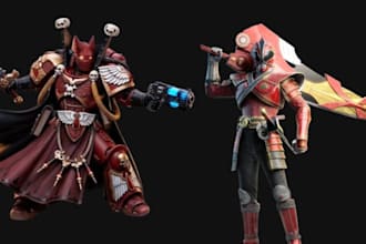 create custom, anime cosplay armor,3d helmet, 3d masks, 3d printable file