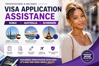 do uae dubai, australia, spain and schengen visa application
