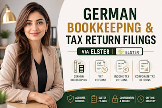 do german bookkeeping and tax filings via elster