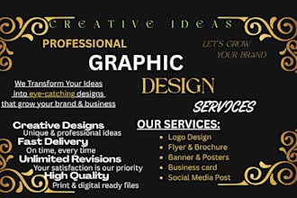 design business, company and product flyer and brochure