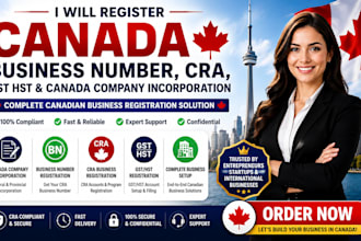 register canada business number cra gst hst and canada company incorporation