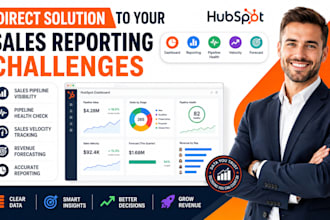 hubspot dashboard reporting expert sales pipeline health velocity forecast