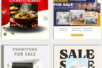 design professional business post and posters,facebook posters,